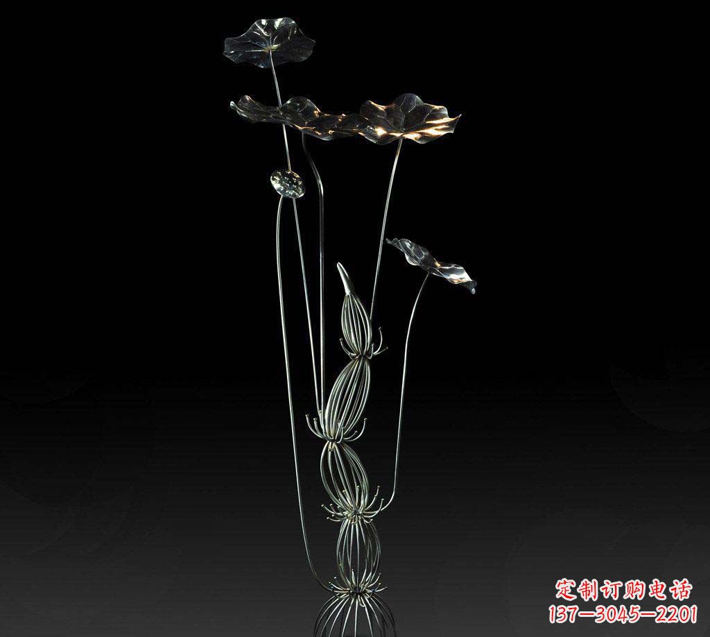 聊城不锈钢荷叶雕塑精致优雅的艺术宝藏