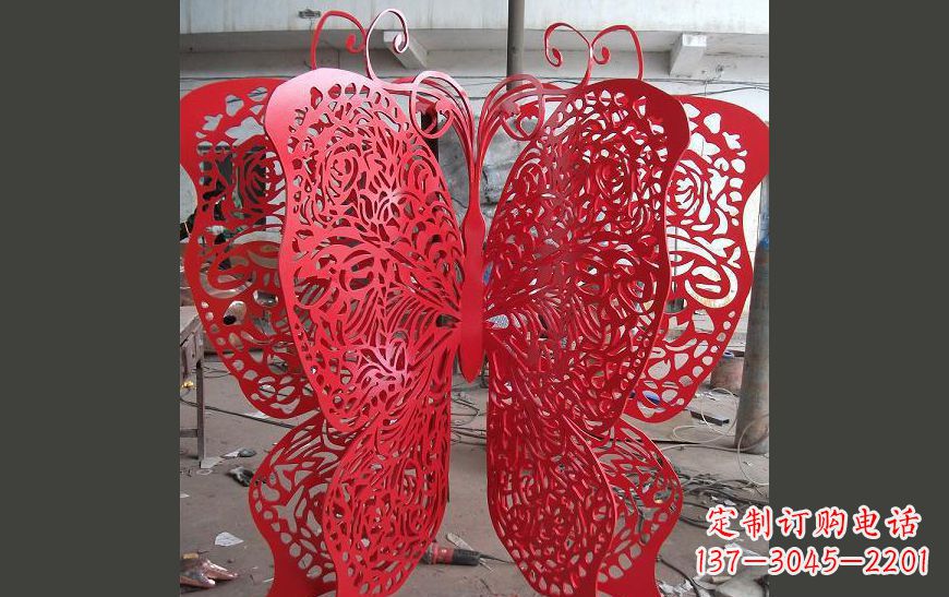 聊城不锈钢蝴蝶公园景观雕塑