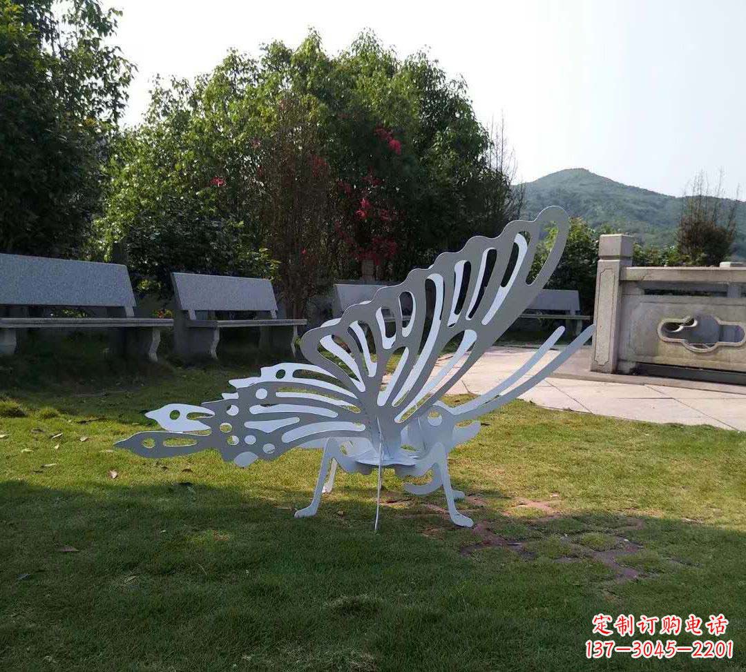 聊城不锈钢镂空蝴蝶装饰雕塑精美雕塑点缀美好生活