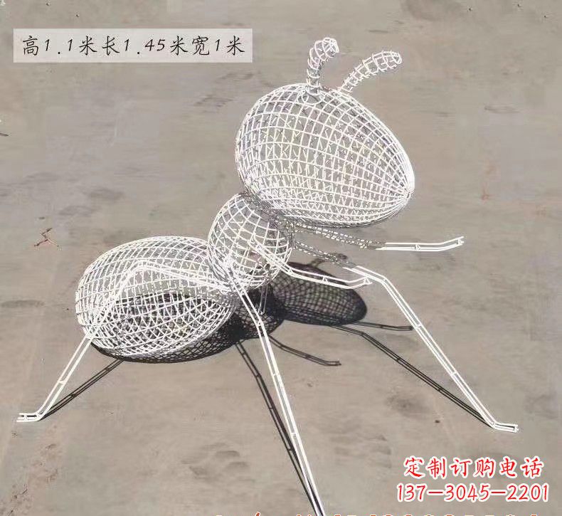 聊城不锈钢镂空蚂蚁雕塑