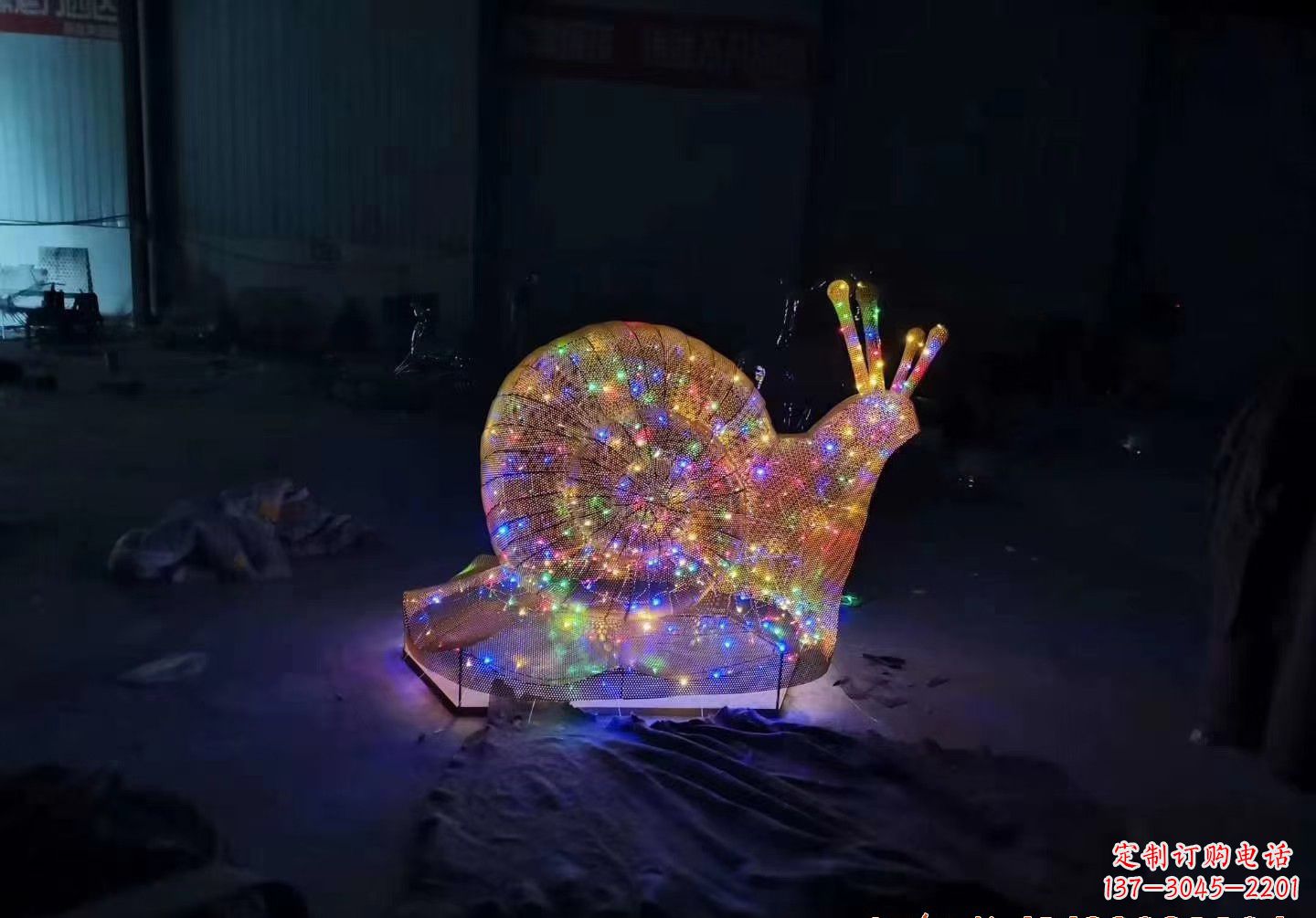聊城不锈钢镂空蜗牛雕塑精致美观的艺术品