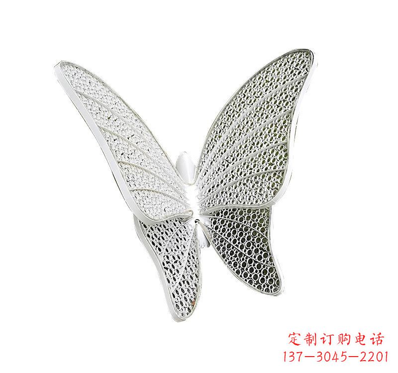 聊城不锈钢绿地蝴蝶雕塑