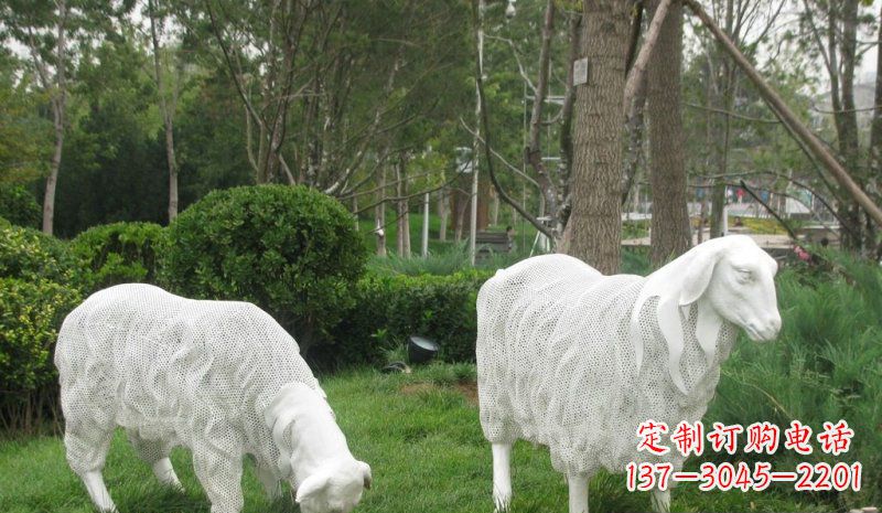 聊城不锈钢绵羊雕塑——精致美观的艺术品