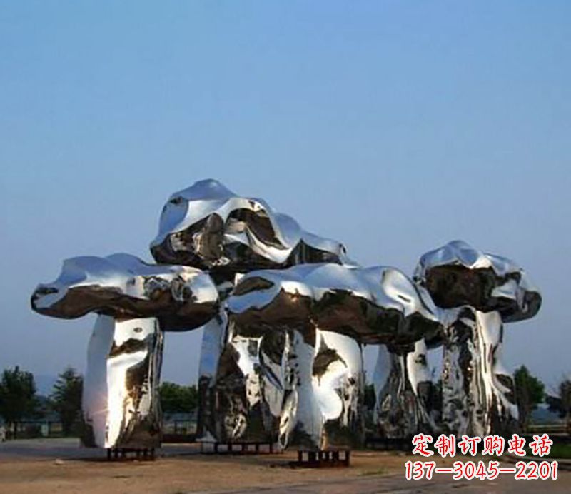 聊城不锈钢蘑菇雕塑——一次惊艳的艺术之旅