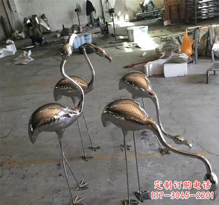 聊城不锈钢火烈鸟雕塑给家园带来灿烂的光芒