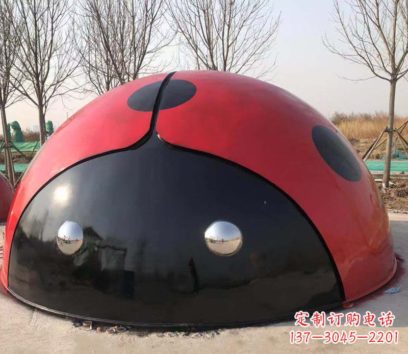 聊城不锈钢瓢虫雕塑精致的艺术之美