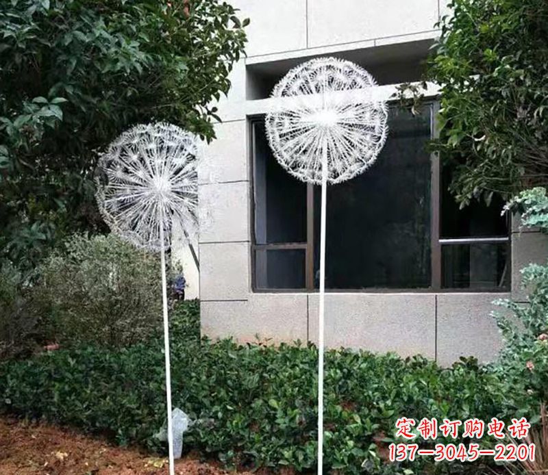 聊城不锈钢蒲公英雕塑绚丽多彩