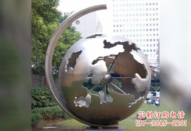 聊城不锈钢地球仪雕塑艺术与科学的结合