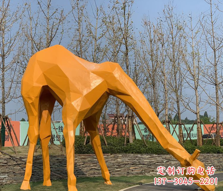 聊城不锈钢雕刻的精美动物雕塑