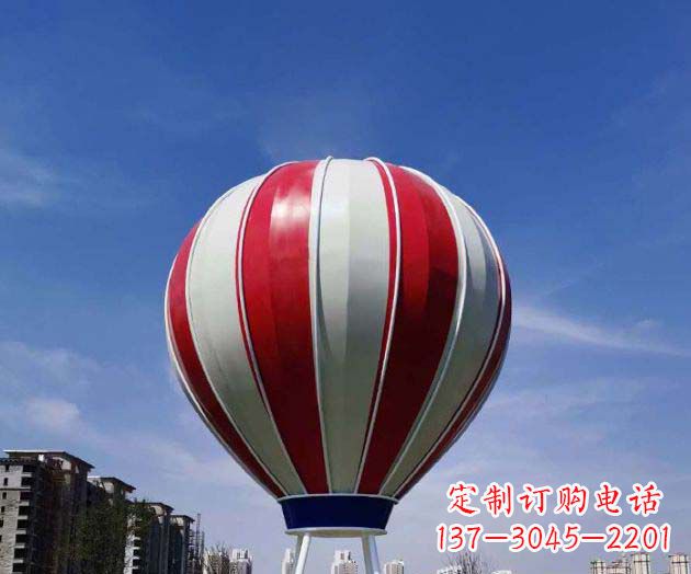 聊城不锈钢热气球雕塑给景观增添精彩
