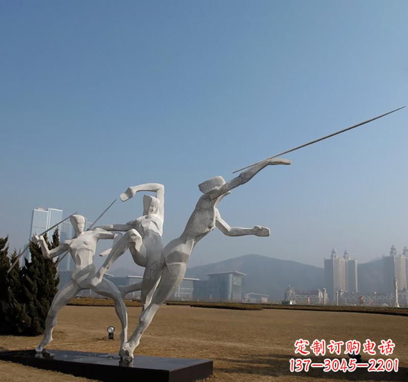 聊城不锈钢标枪雕塑