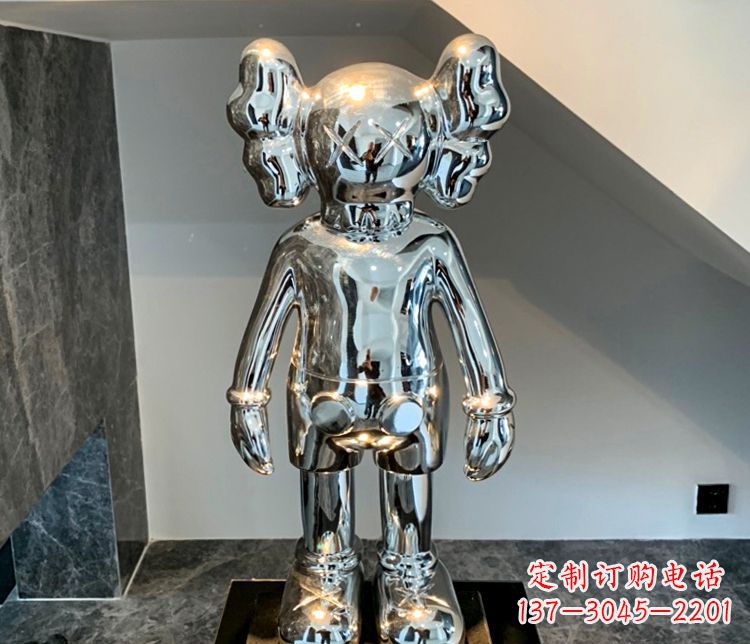 聊城精致的不锈钢机器人雕塑