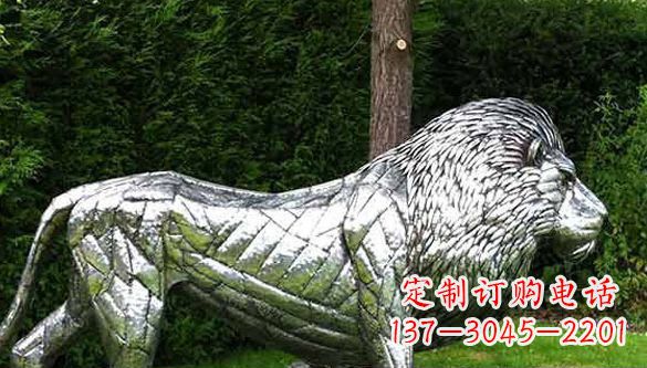 聊城不锈钢狮子雕塑拥有经典古典风格