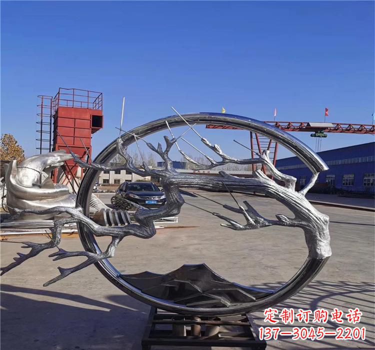 聊城不锈钢树枝雕塑艺术与自然的完美结合