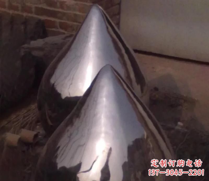 聊城不锈钢水滴雕塑艺术与美的完美结合