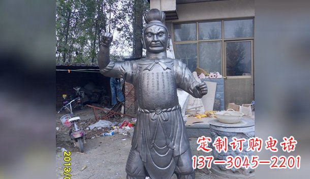 聊城不锈钢四大天王雕塑神圣守护者