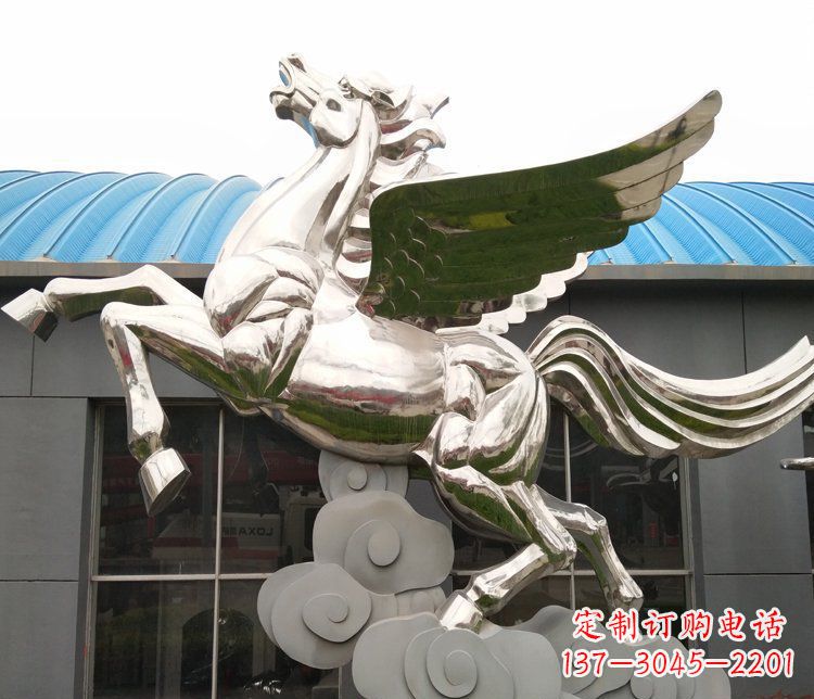 聊城不锈钢踏云飞马——给城市带来动感与灵气