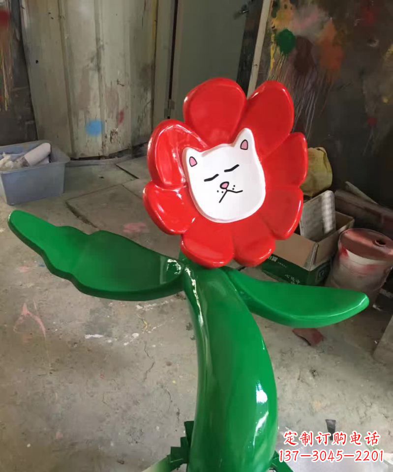 聊城不锈钢太阳花雕塑美丽的景观装饰