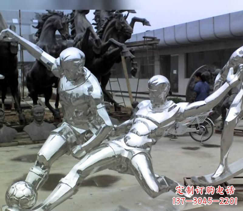 聊城足球运动雕塑