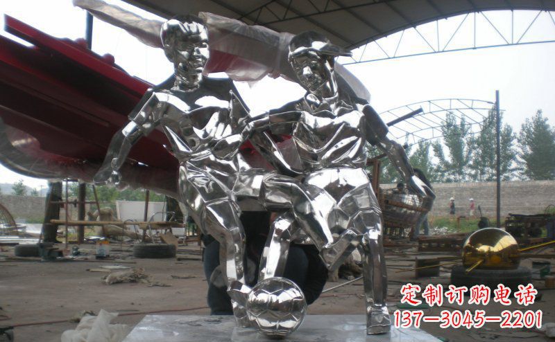 聊城不锈钢足球雕塑