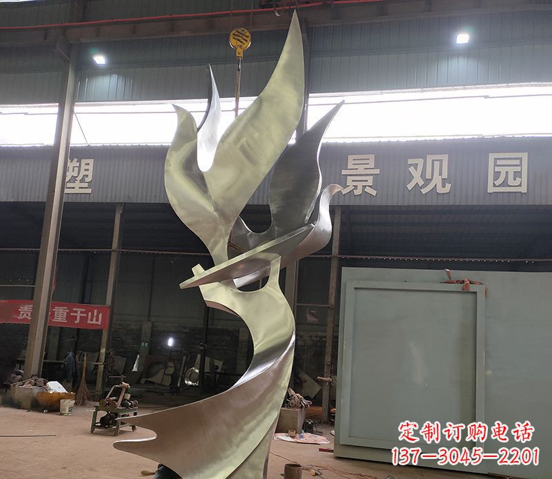 聊城不锈钢天鹅雕塑传承自然之美