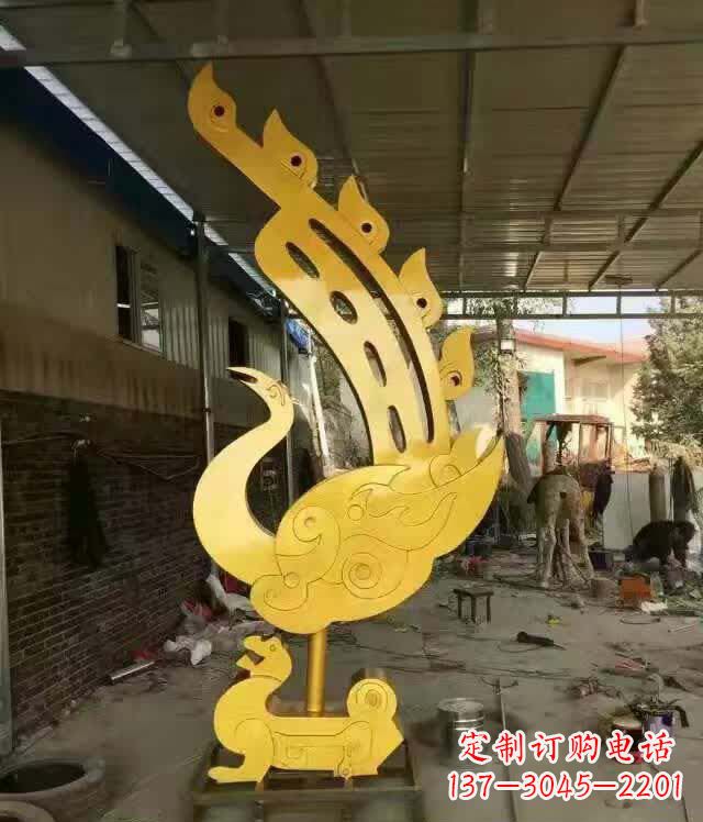 聊城不锈钢铁艺凤凰雕塑