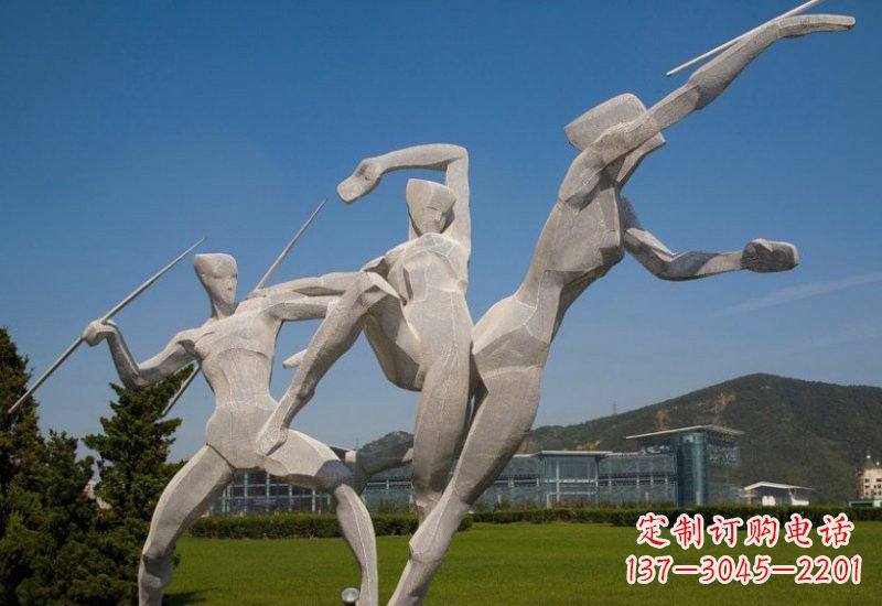 聊城不锈钢标枪雕塑象征勇气和力量