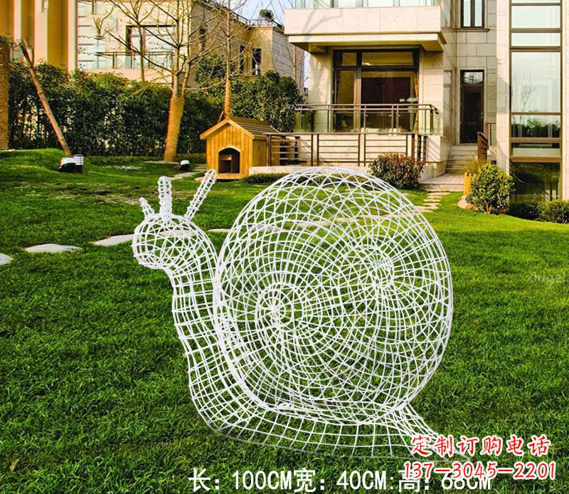 聊城不锈钢蜗牛雕塑进化的象征