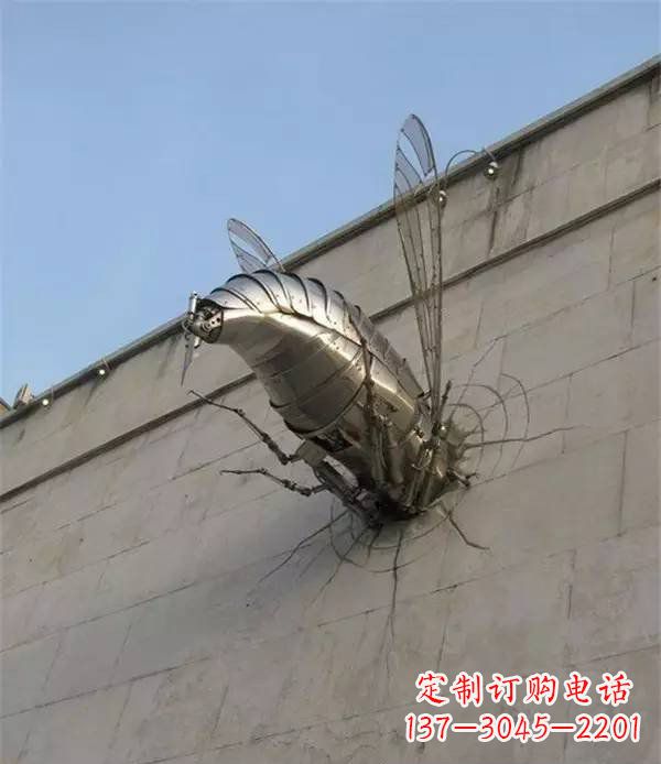 聊城美丽的不锈钢无头动物雕塑
