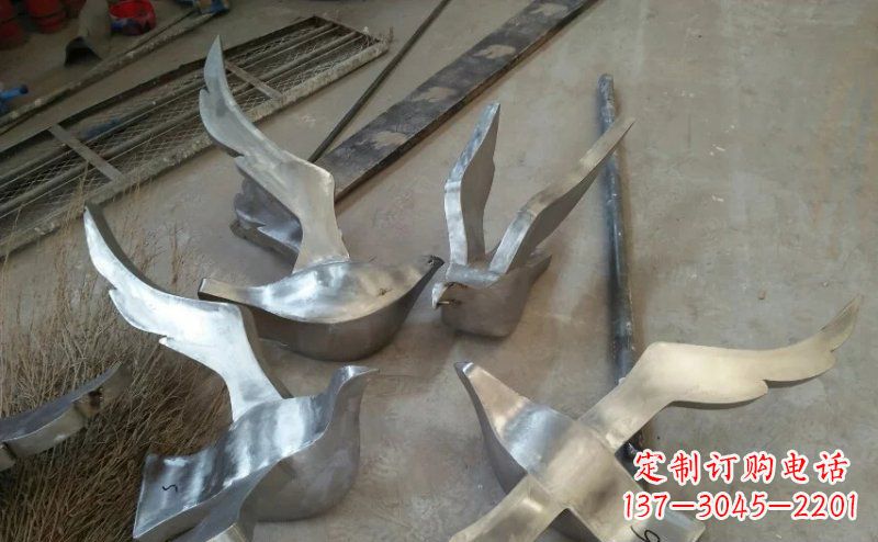 聊城精美的不锈钢小型鸽子雕塑
