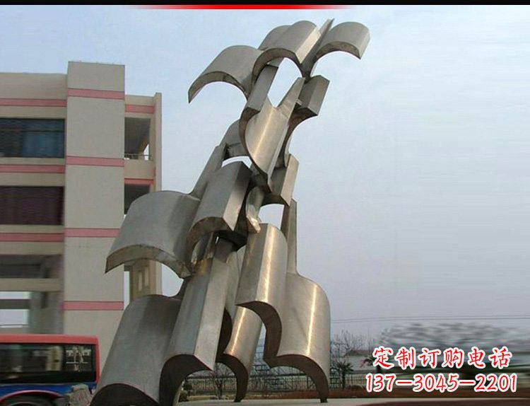 聊城不锈钢书籍雕塑——记录着校园文化的精彩历史