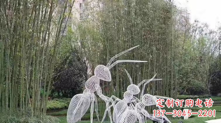 聊城不锈钢艺术蚂蚁雕塑