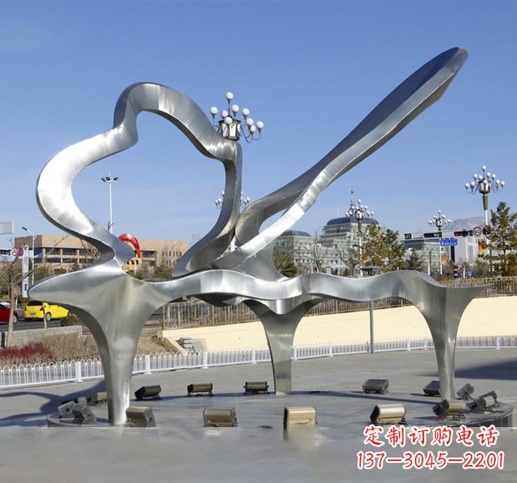 聊城不锈钢艺术钢琴雕塑展现精致之美