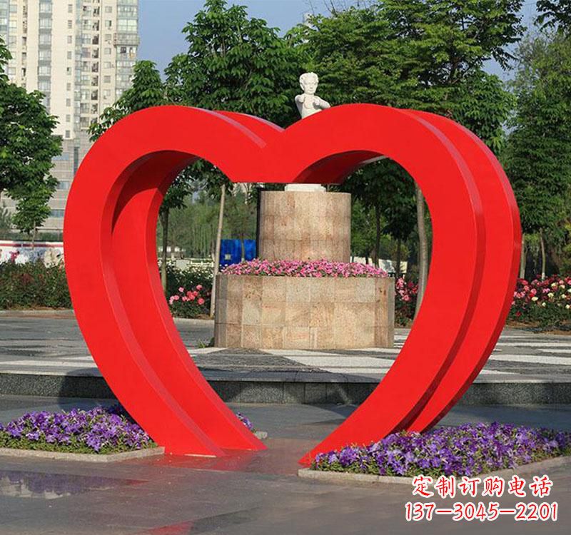 聊城精美不锈钢拱门雕塑