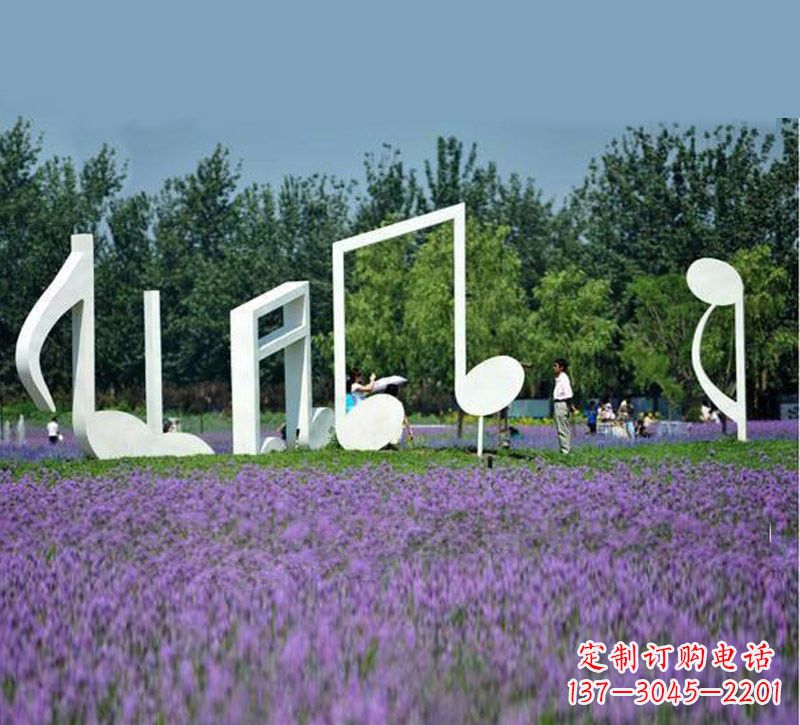 聊城不锈钢音符雕塑音乐与艺术的完美结合