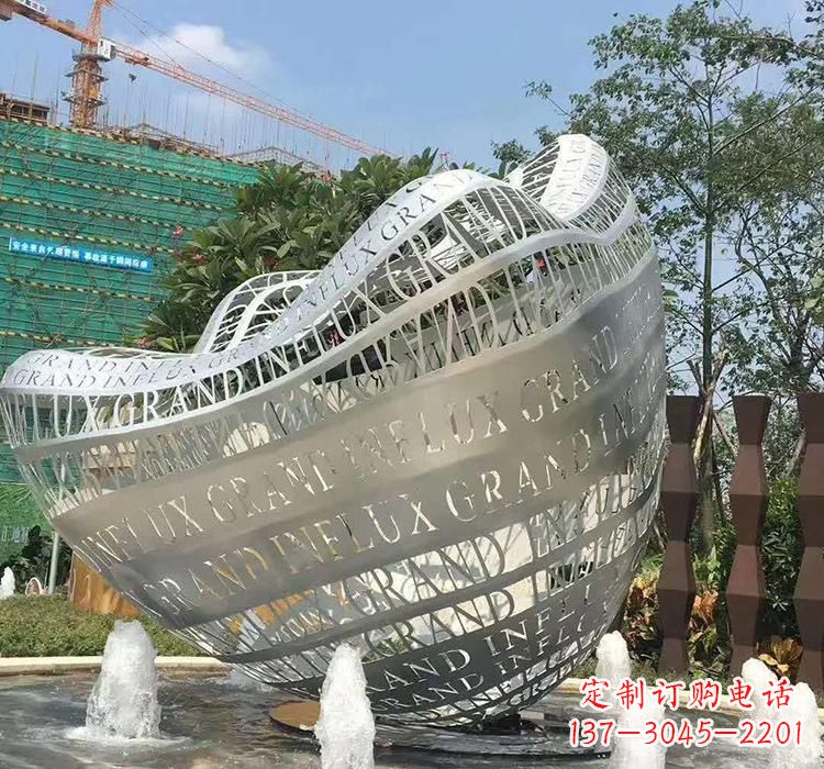 聊城不锈钢元宝雕塑精致华贵的象征