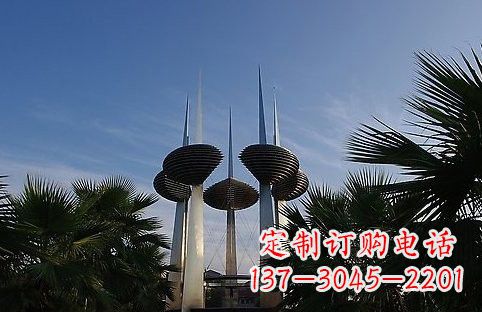 聊城不锈钢避雷针雕塑精致静谧的安全保护
