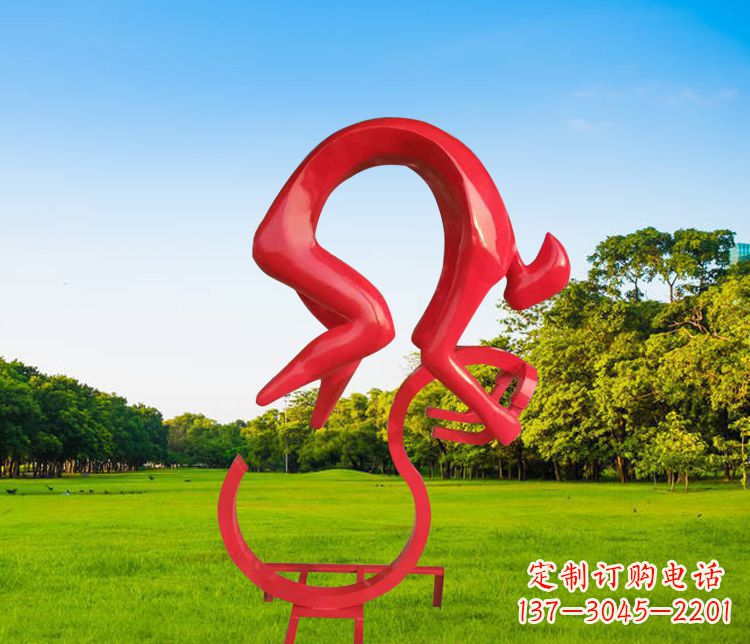 聊城不锈钢自行车雕塑精致美观的园林装置