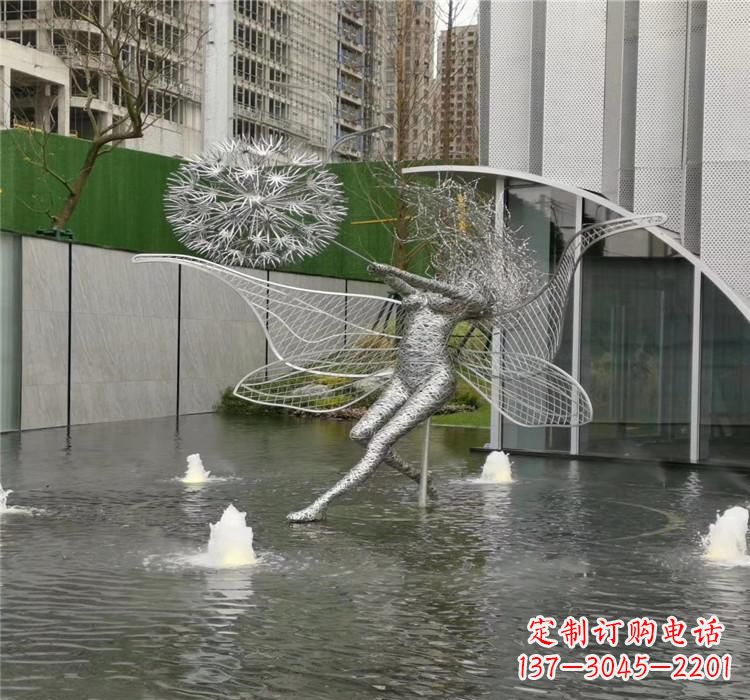 聊城美丽的不锈钢蒲公英雕塑