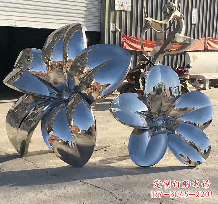 聊城不锈钢荷花雕塑美丽又耐用
