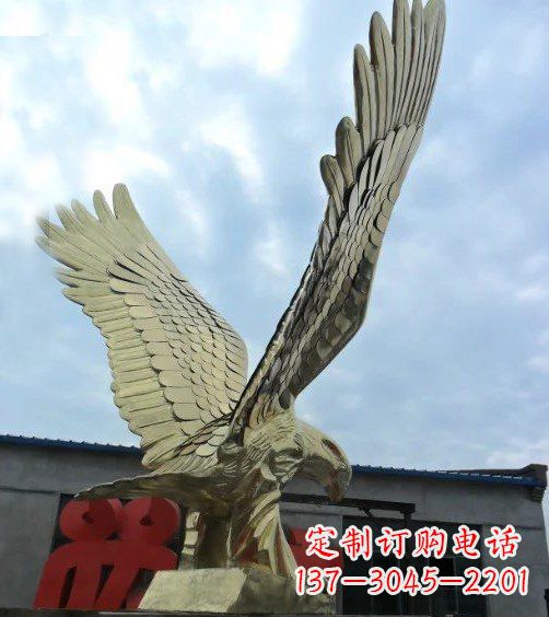 聊城不锈钢雄鹰展翅蓝天