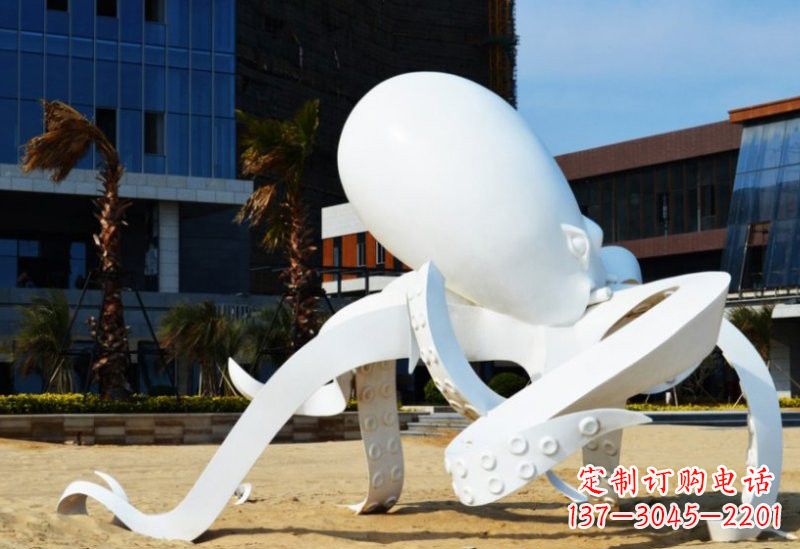 聊城精美的不锈钢章鱼雕塑