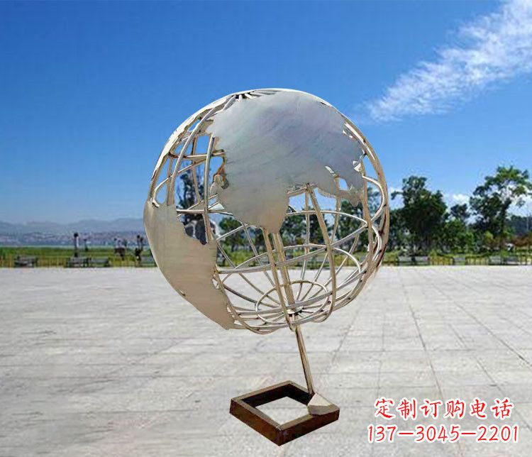 聊城神奇的不锈钢地球仪雕塑