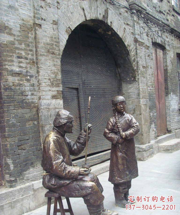 聊城二胡铜雕艺术形式的精髓
