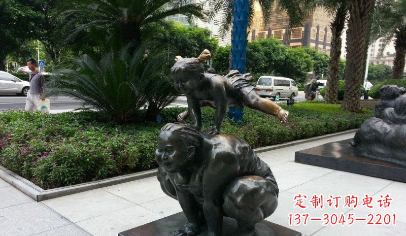 聊城精美山羊雕塑,点缀步行街