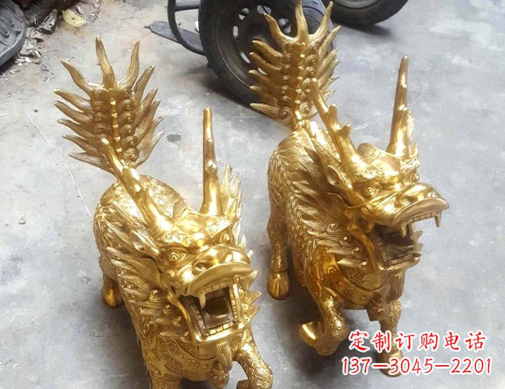 聊城麒麟雕塑东方之瑰宝