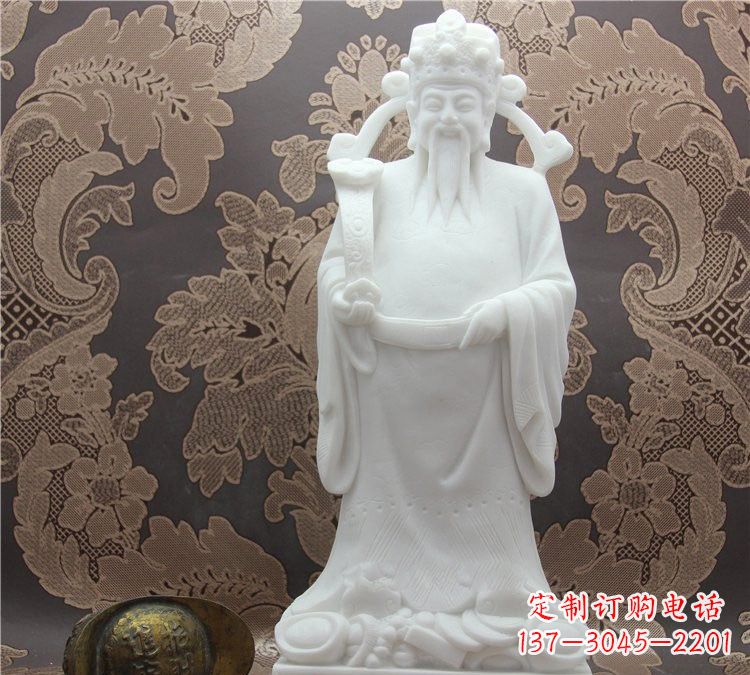 聊城财神雕塑祈求财富幸福