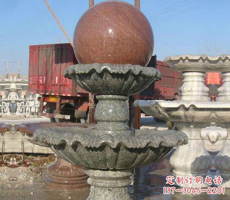 聊城风水球雕塑家庭财富的灵魂寄托