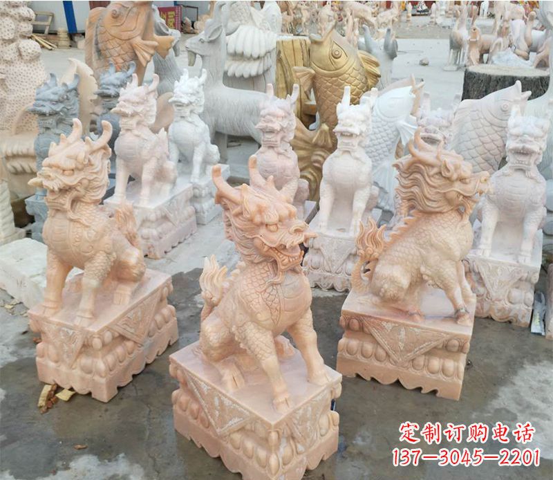 聊城麒麟雕塑传承文化之美