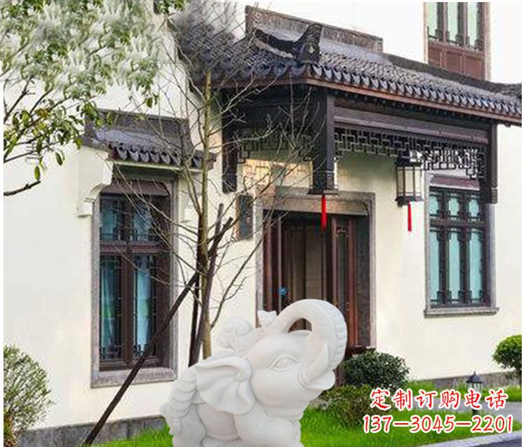聊城小象招财石雕——引领幸福的钥匙
